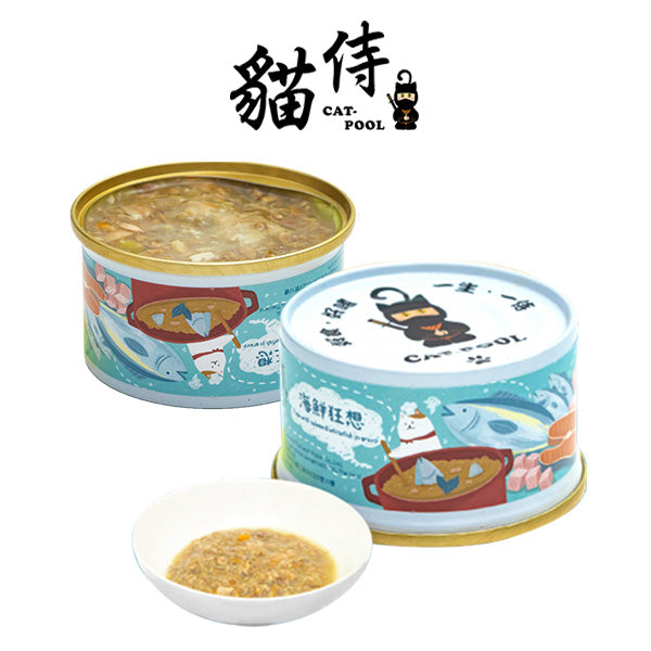 Cat Pool貓侍 成貓食譜主食罐 4種口味 85g