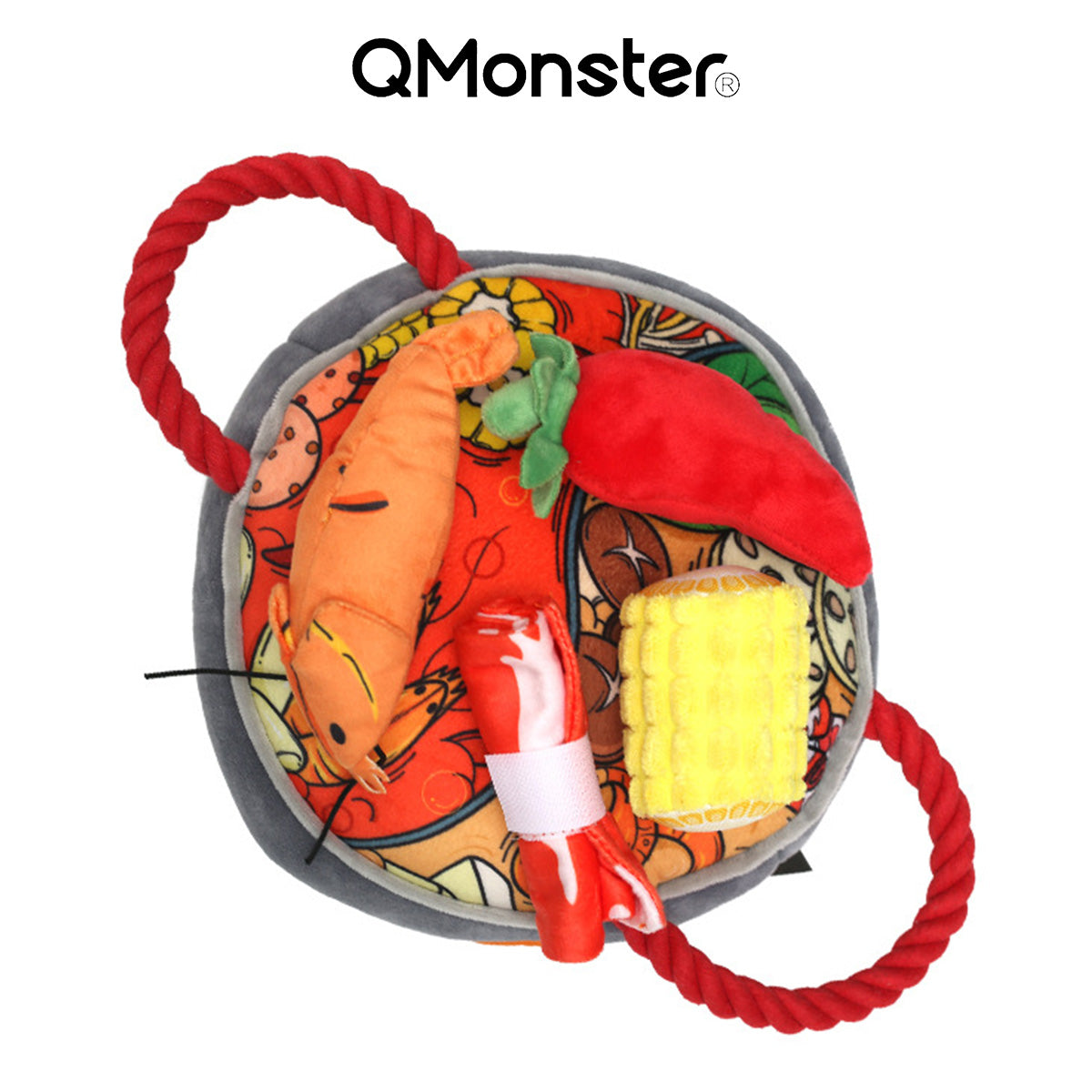 Q-MONSTER 掏掏玩具 鴛鴦鍋 益智玩具 藏食玩具
