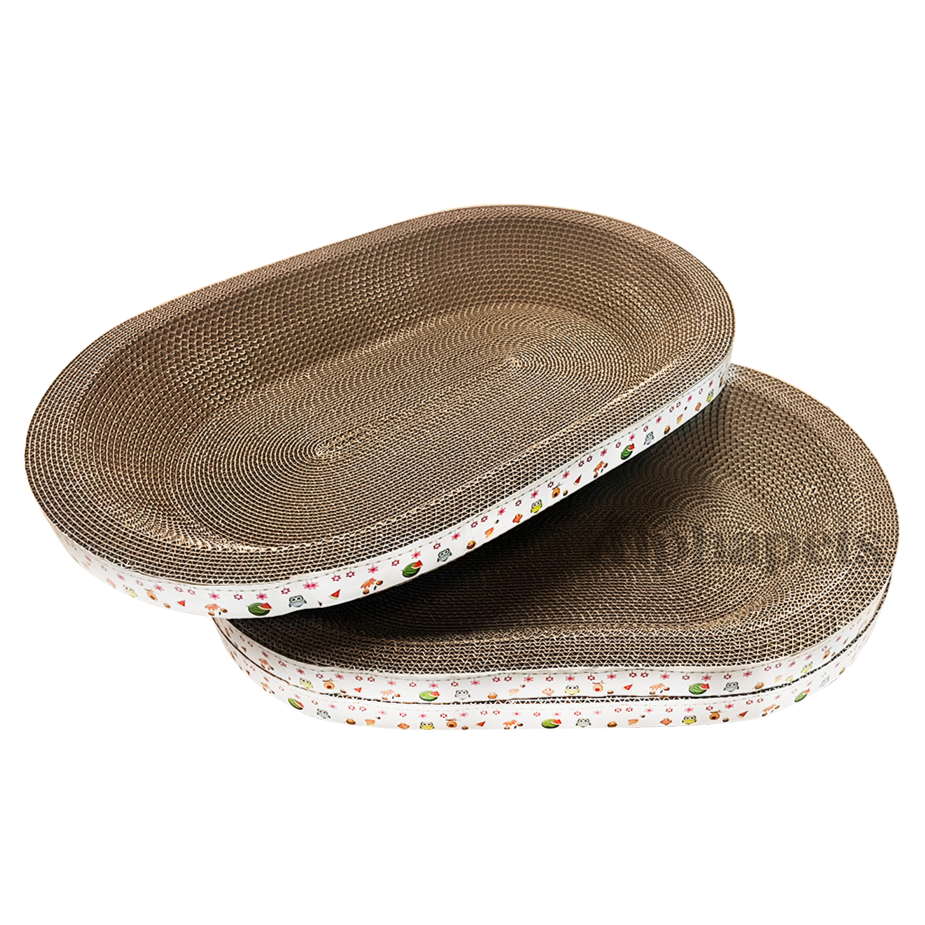 橢圓形貓抓盆 貓抓板窩