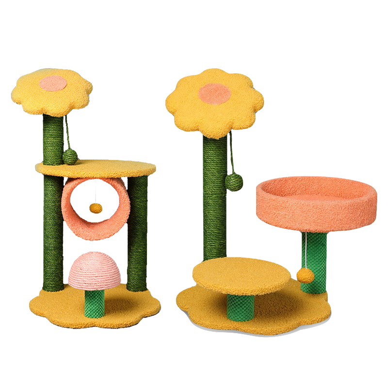 向日葵貓爬架 貓跳台 貓抓窩