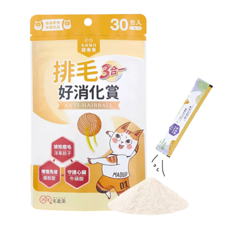 Maoup毛起來 毛孩每日健康賞 犬貓保健 30入