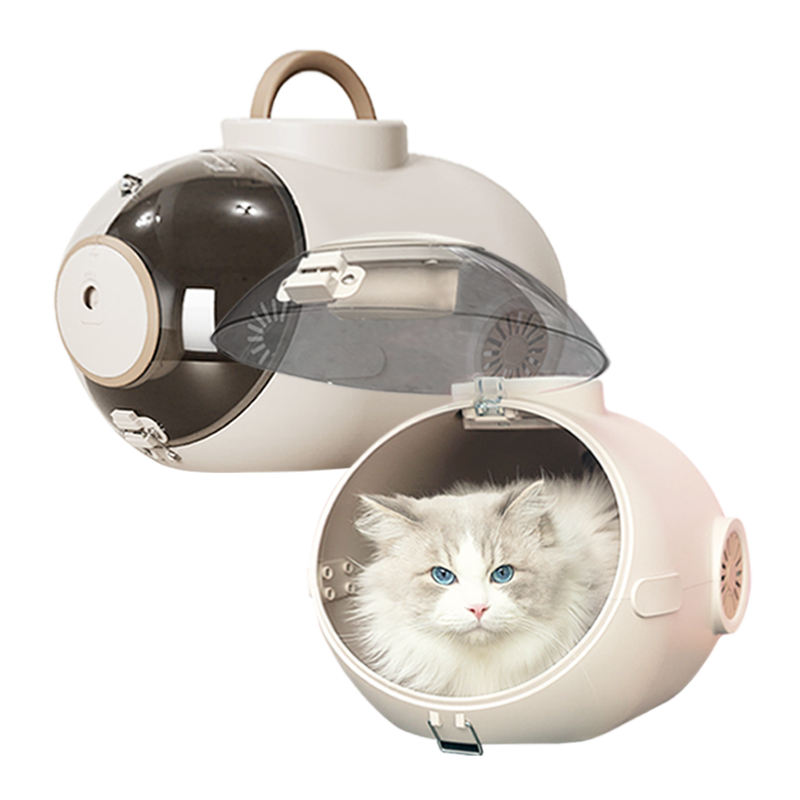 AIWO 艾窩 潛水艇寵物提籃 貓咪提籃 外出提籠 咖啡色