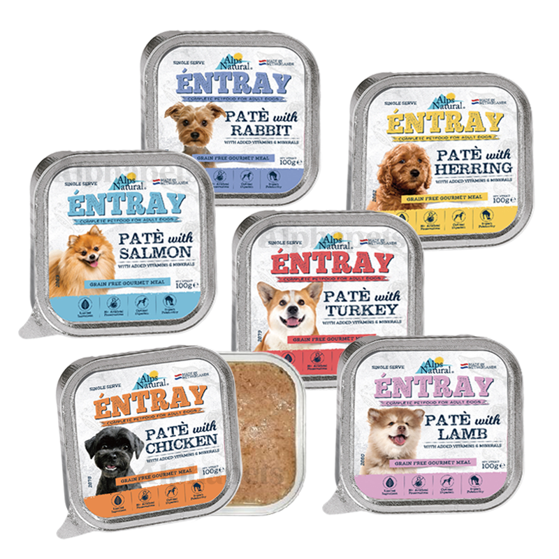 Alps Natural 阿爾卑斯 無穀主食犬餐盒 100g 荷蘭製造 原裝進口