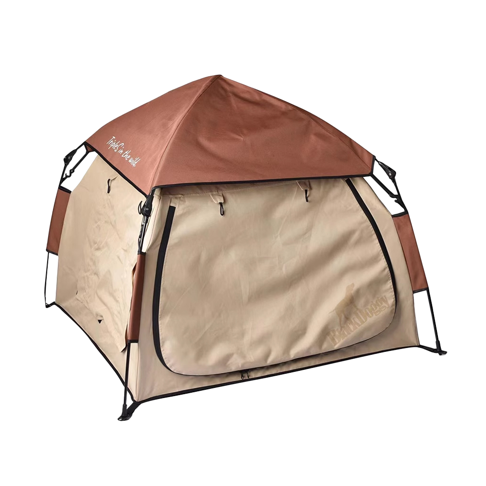 BlackDoggy 寵物戶外帳篷 防潑水 自動桿架 寵物窩