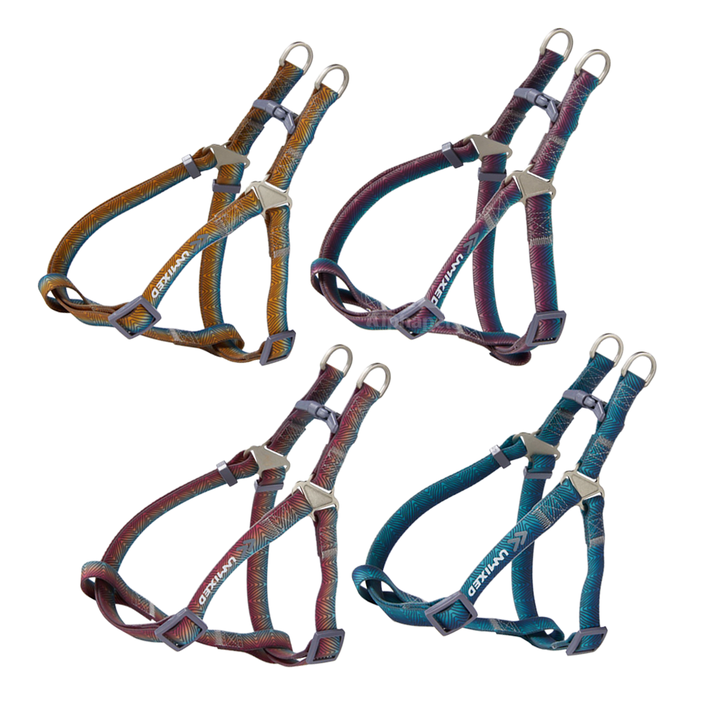 UNMIXED 極光幻彩系列 PVC防水寵物胸背帶 2種尺寸