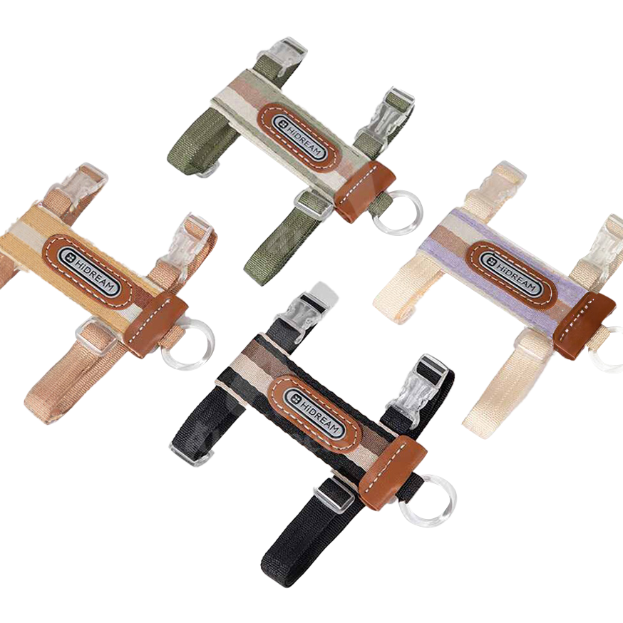 HiDREAM 貓咪條紋胸背牽繩套組 寵物牽繩 胸背帶