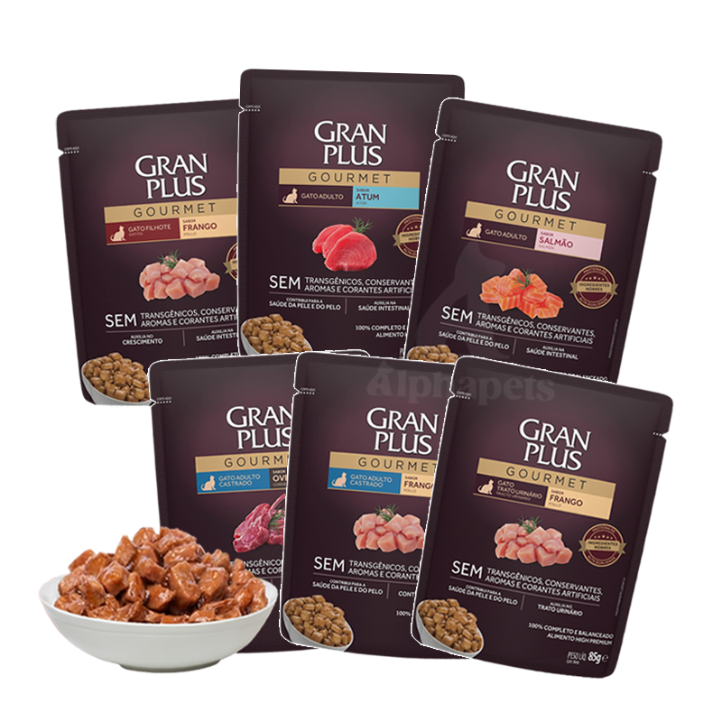 Gran Plus 天然機能貓餐包 主食餐包 85g