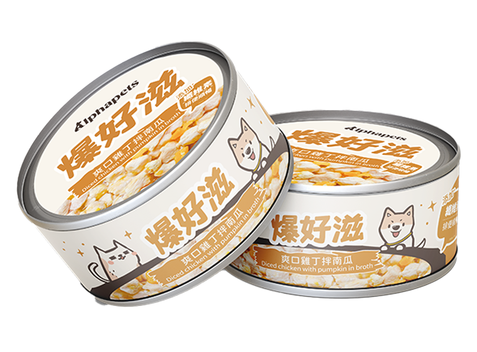 爆好滋 貓狗通用 無膠鮮肉湯罐 80g x 24罐/箱