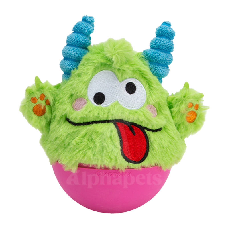 Q-MONSTER 不倒翁小怪物 寵物發聲玩具 狗狗啃咬玩具