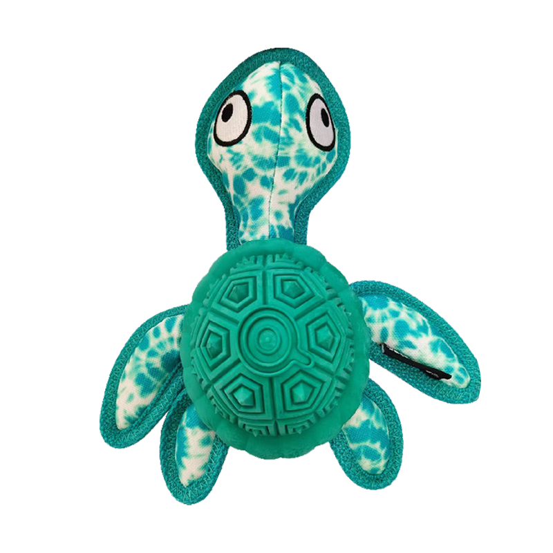 Q-MONSTER 橡膠漏食海龜玩具 烏龜玩具 磨牙玩具