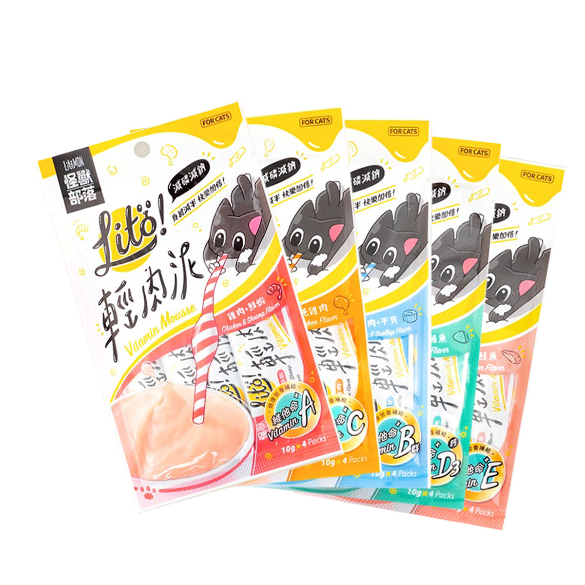 LitoMon怪獸部落 LITÖ! 輕肉泥 10g×4條入 / 1入