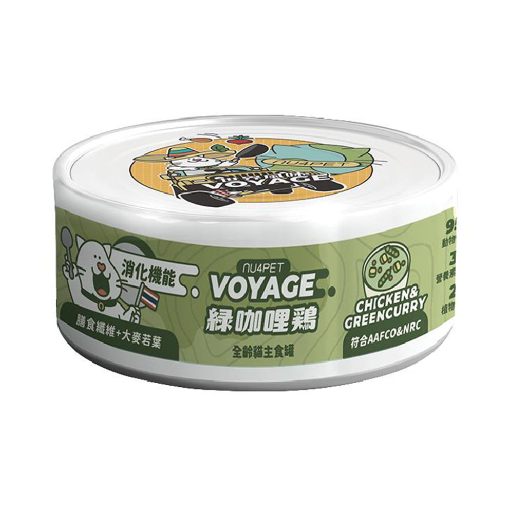 nu4PET陪心寵糧 世界風味罐 80g 低磷貓罐