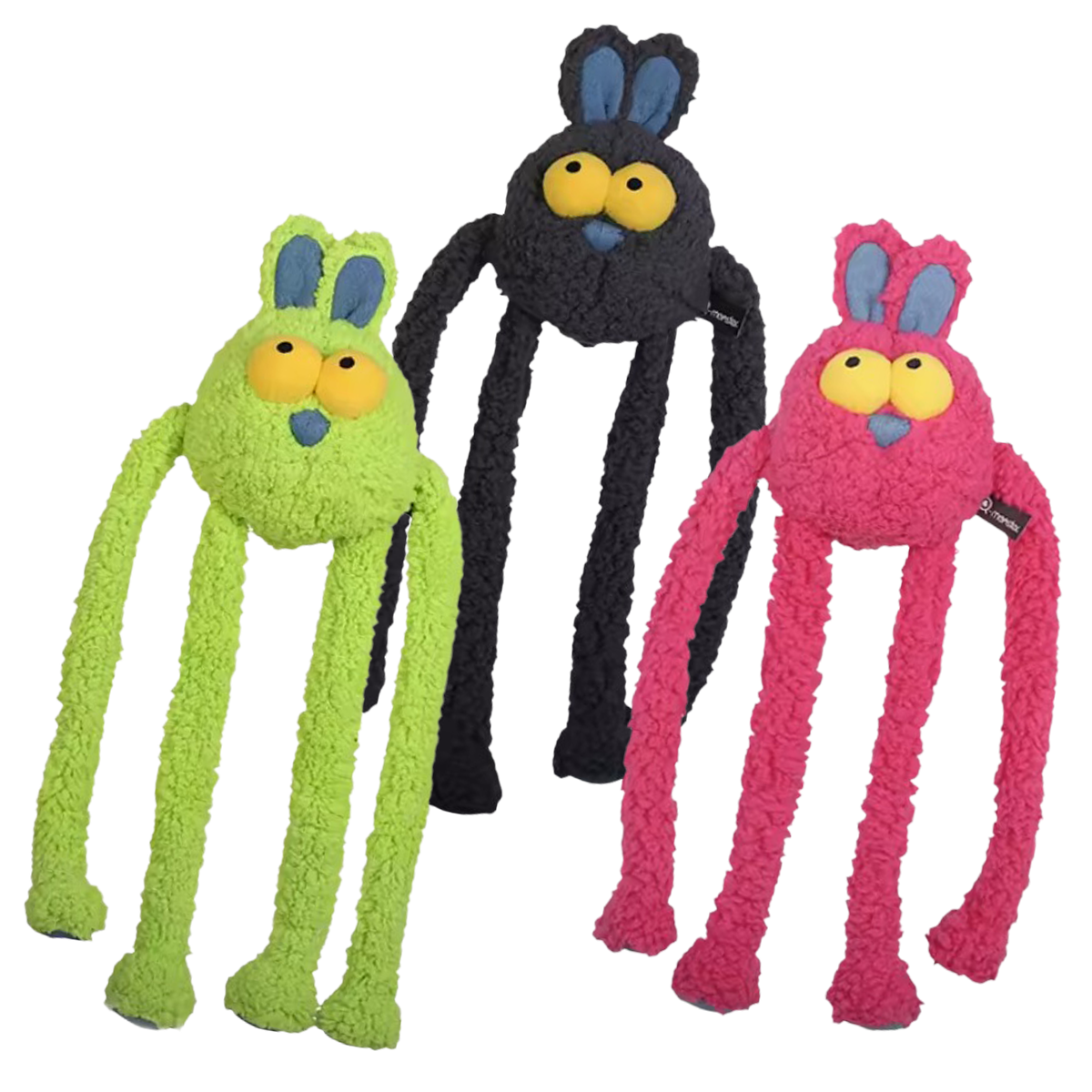 Q-MONSTER 甩甩兔 發聲耐咬 毛絨玩具 3色