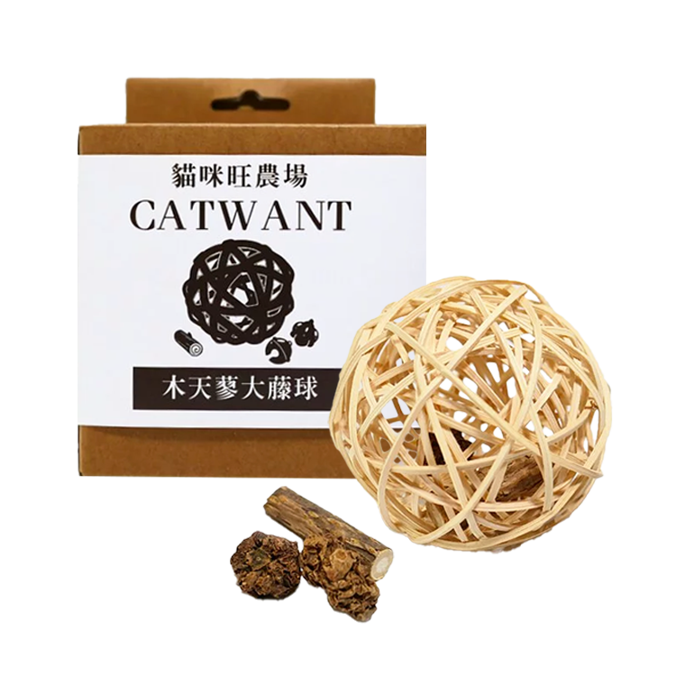 Catwant貓咪旺農場 貓咪玩具球 木天蓼棒 蟲癭果 大藤球