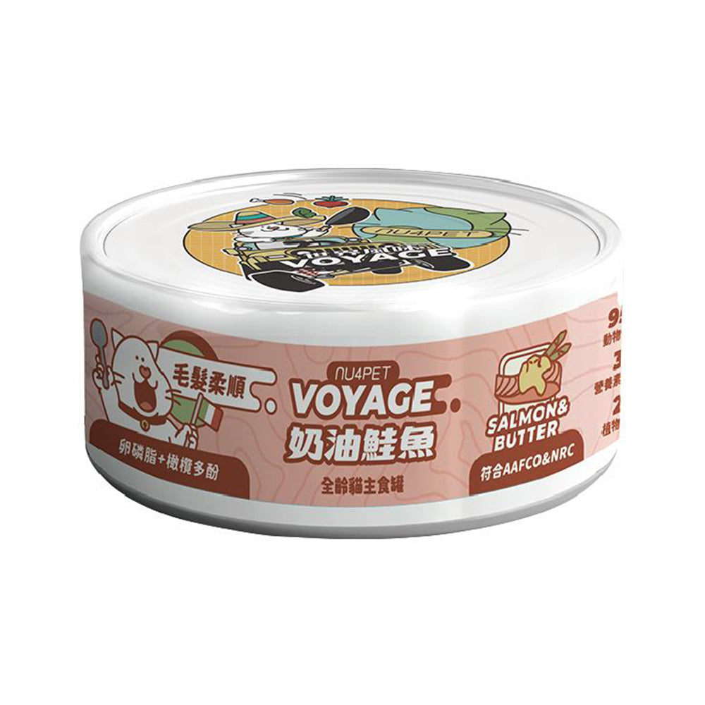 nu4PET陪心寵糧 世界風味罐 80g 低磷貓罐