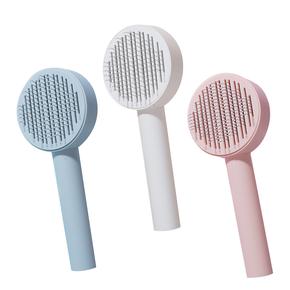 AIWO艾窩 NO.9號寵物針梳 一鍵除毛