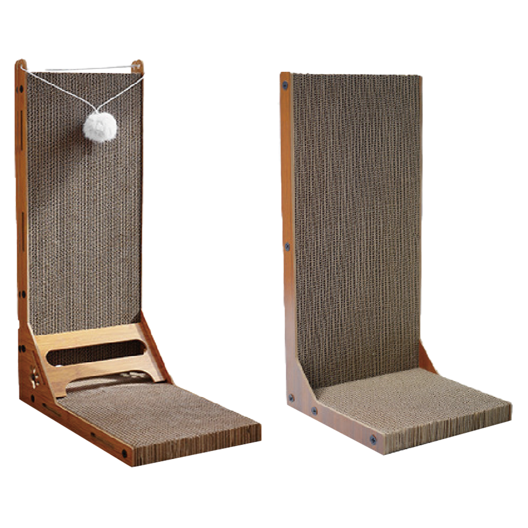 瓦楞紙L型立式貓爬架 貓抓板