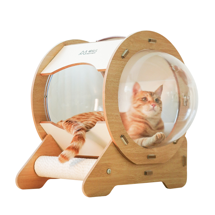 圓形膠囊貓窩 太空艙貓窩