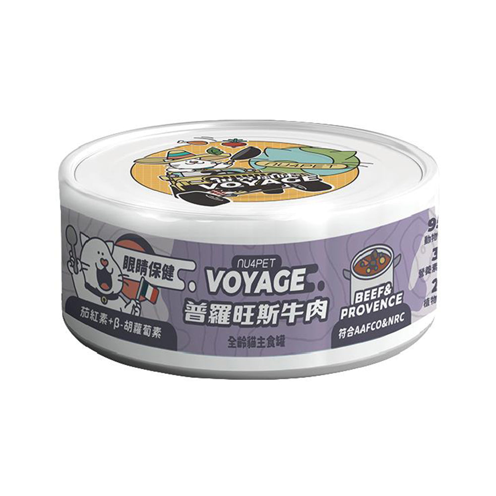 nu4PET陪心寵糧 世界風味罐 80g 低磷貓罐