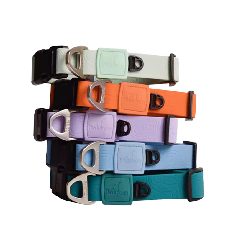 BlackDoggy 寵物外出壓花防水項圈 / 牽繩