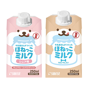 日本 SUNRISE 可愛牛乳屋 能量飲全齡款 / 高齡款 寵物牛奶 犬貓適用 250ml