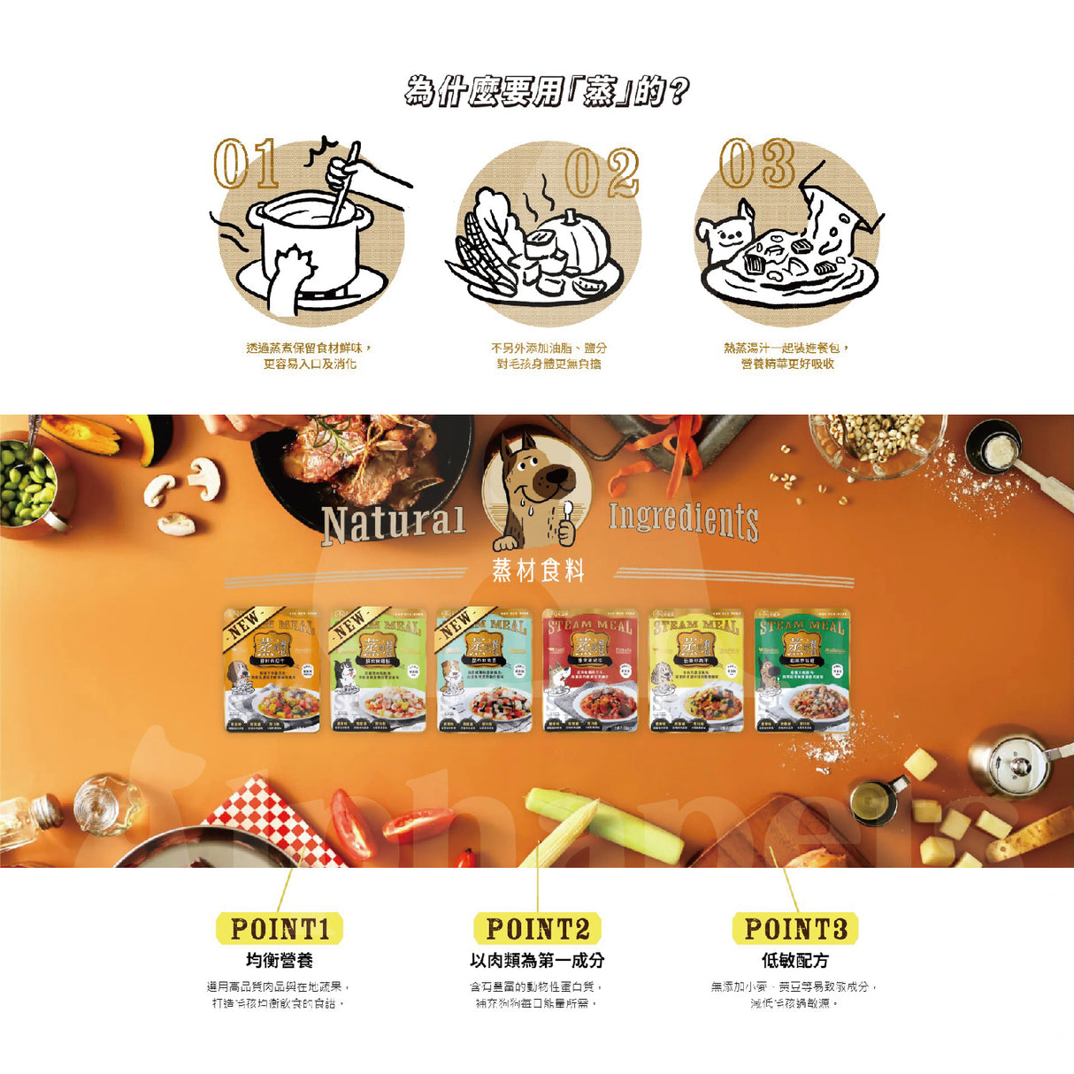 Maoup毛起來 蒸的餐包 150g 寵物鮮食