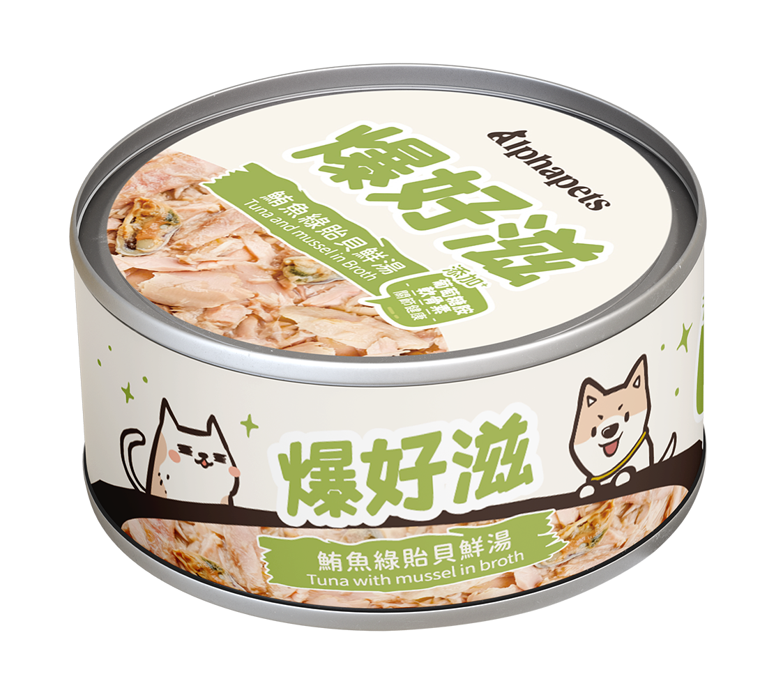 爆好滋 貓狗通用 無膠鮮肉湯罐 80g