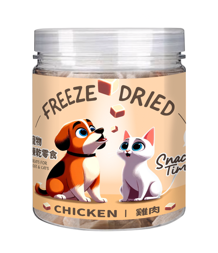 Snack Time 點心時間 MIT雞肉 牛肉 紫薯 貓草凍乾 寵物零食 75g