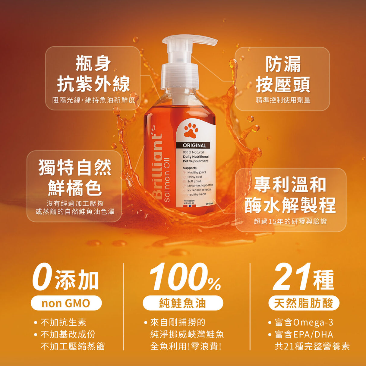 威比純天然 挪威鮭魚油N1 300ml