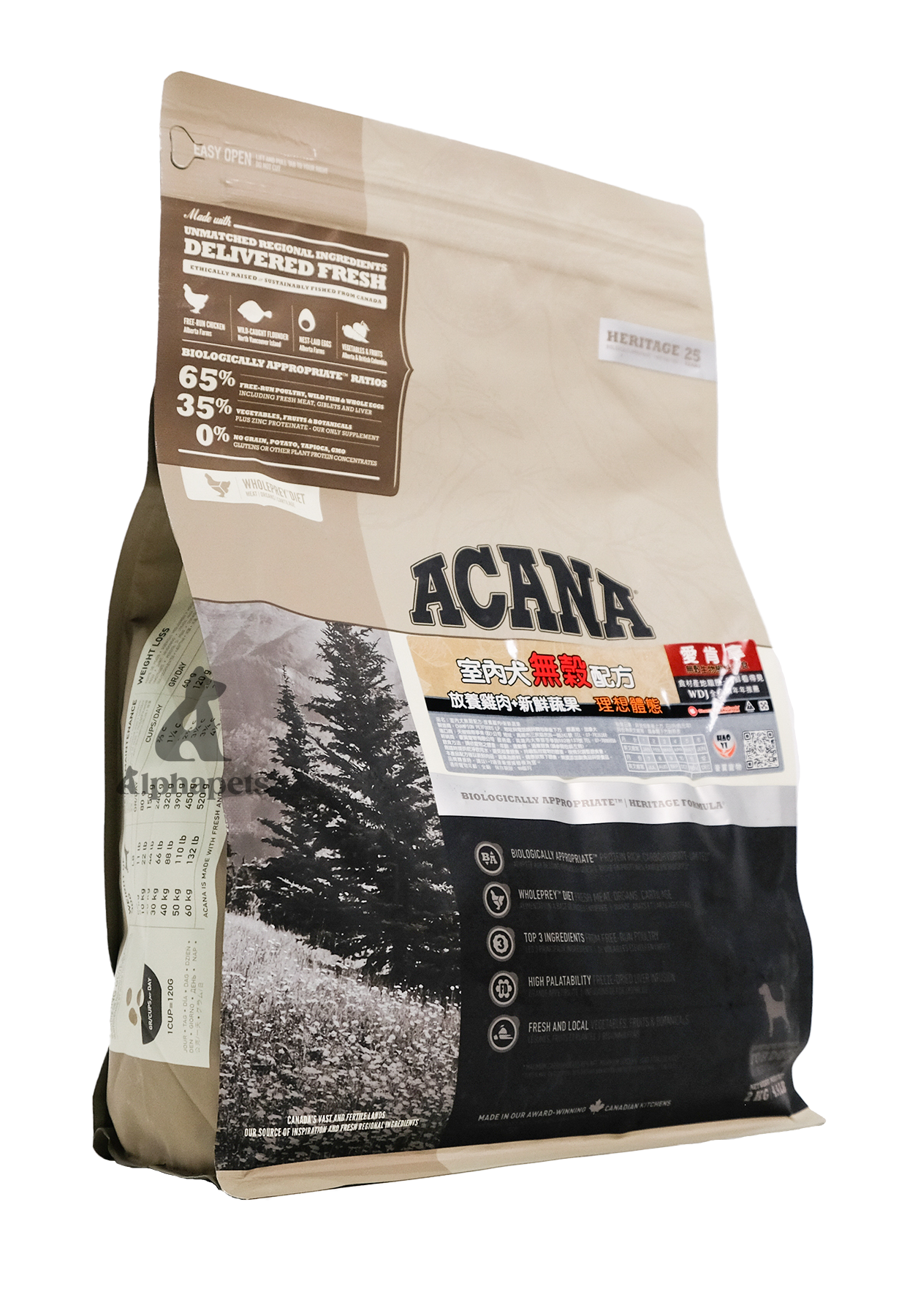 ACANA愛肯拿 無穀配方犬糧 挑嘴幼犬 挑嘴成犬 低卡室內犬 老犬無穀  2kg / 6kg