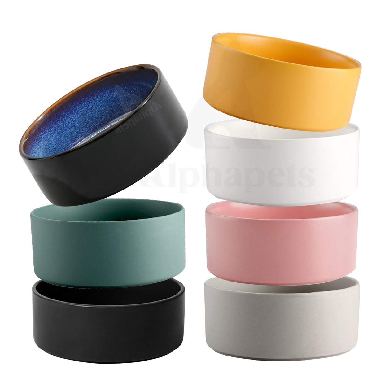 寵物陶瓷碗 可搭配多款碗架 7色 2種尺寸
