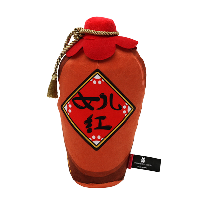 Q-MONSTER 貓酒系列寵物玩具 貓薄荷抱枕 貓抱枕