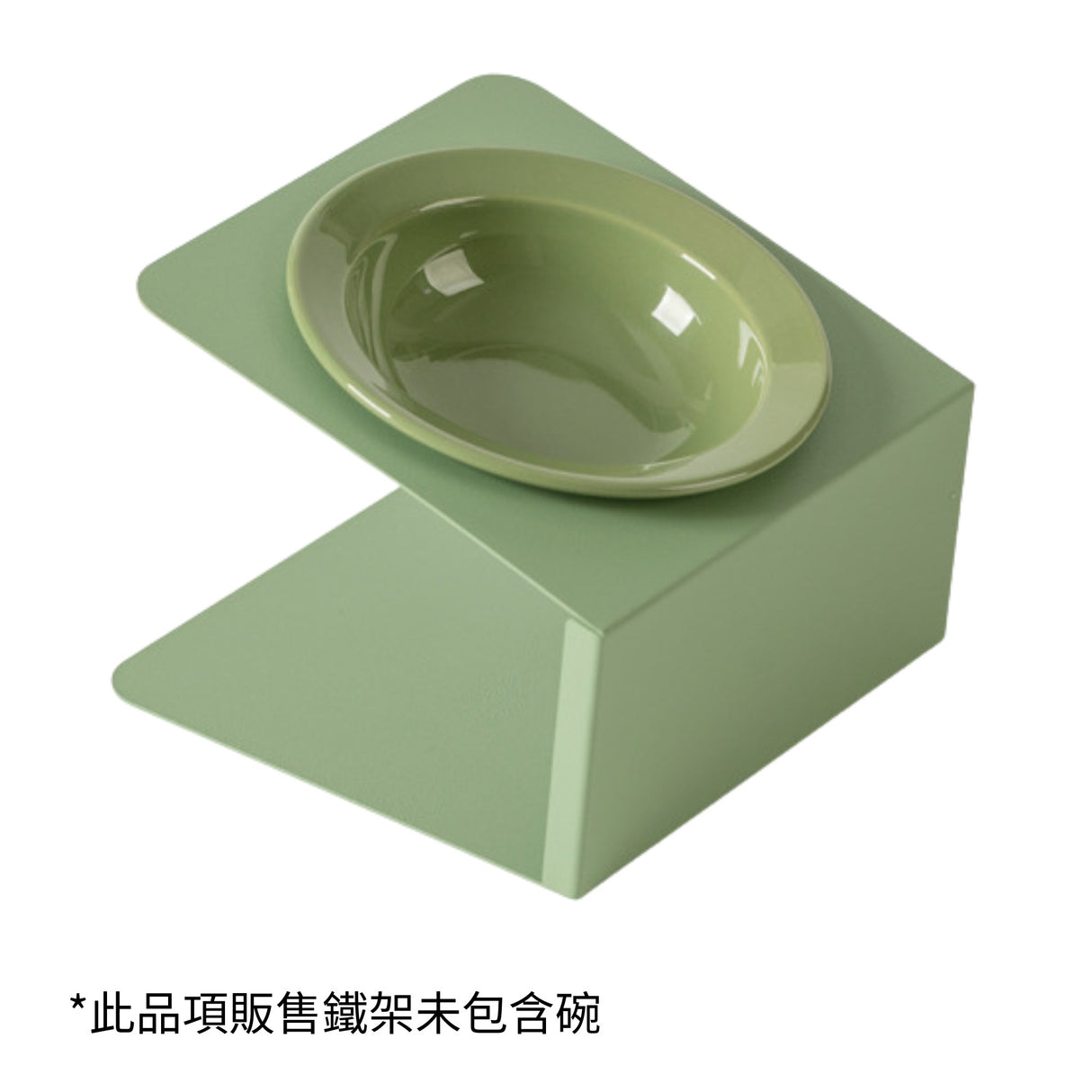 草帽陶瓷寵物碗 雙口鐵架款 3個顏色 單碗 雙碗