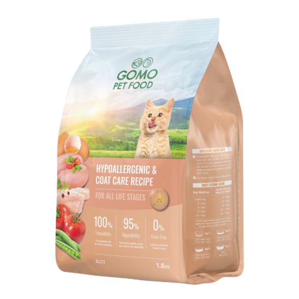 GOMO大成 全齡貓無穀低敏化毛 / 美膚亮毛配方 貓糧 貓飼料 1.8kg / 3.5kg