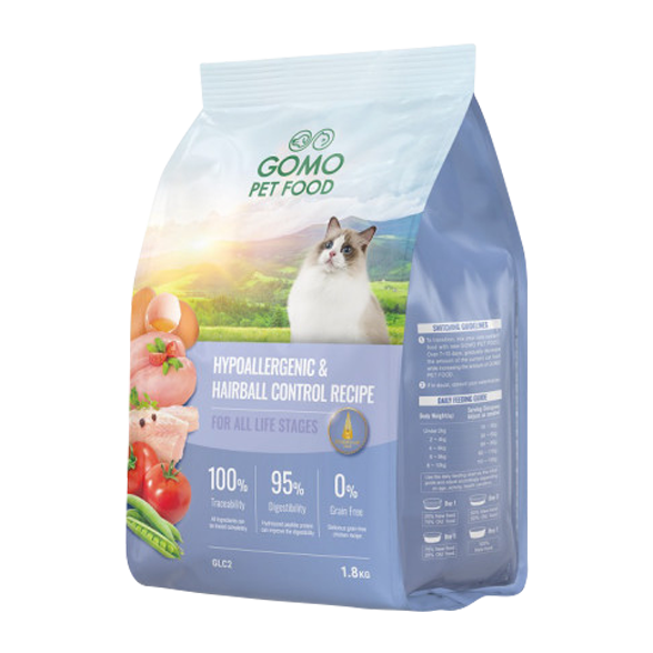 GOMO大成 全齡貓無穀低敏化毛 / 美膚亮毛配方 貓糧 貓飼料 1.8kg / 3.5kg