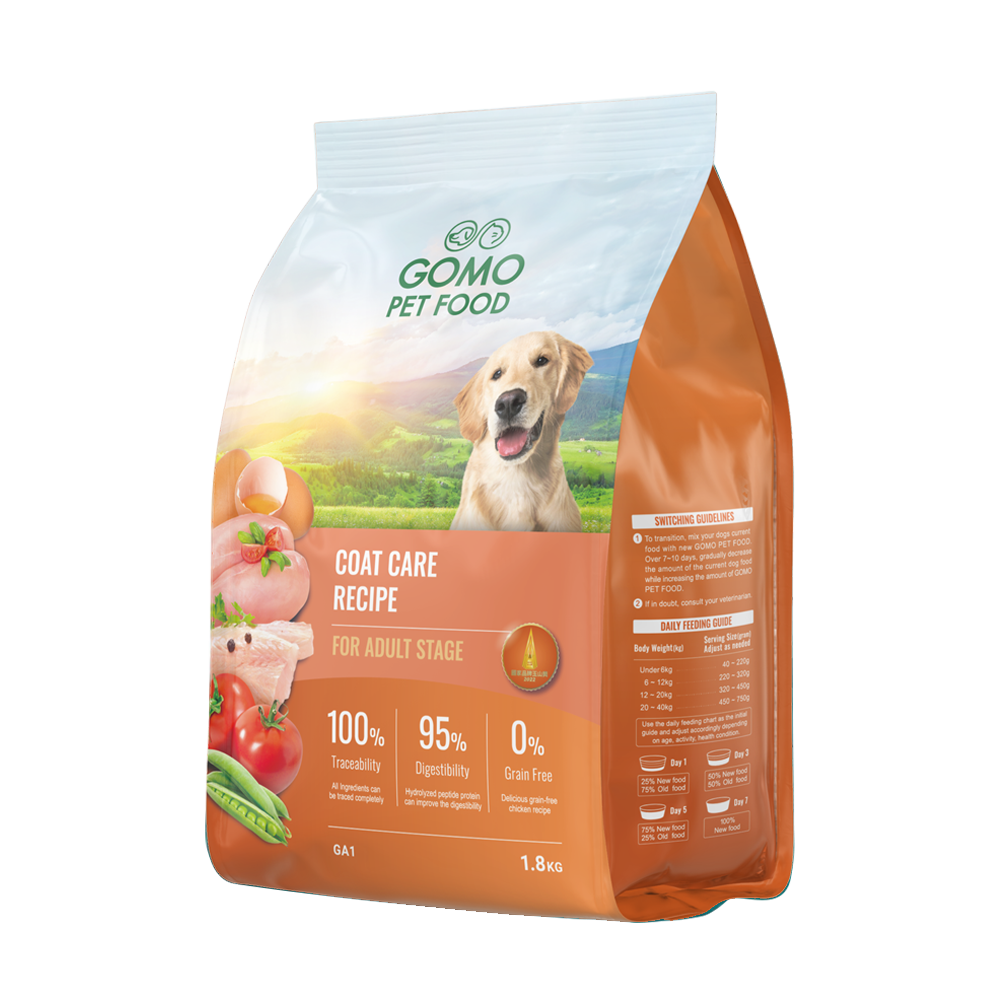 GOMO大成 成犬無穀低敏 美膚亮毛 / 腸胃 / 高纖關節配方 機能犬糧 1.8kg / 3.5kg