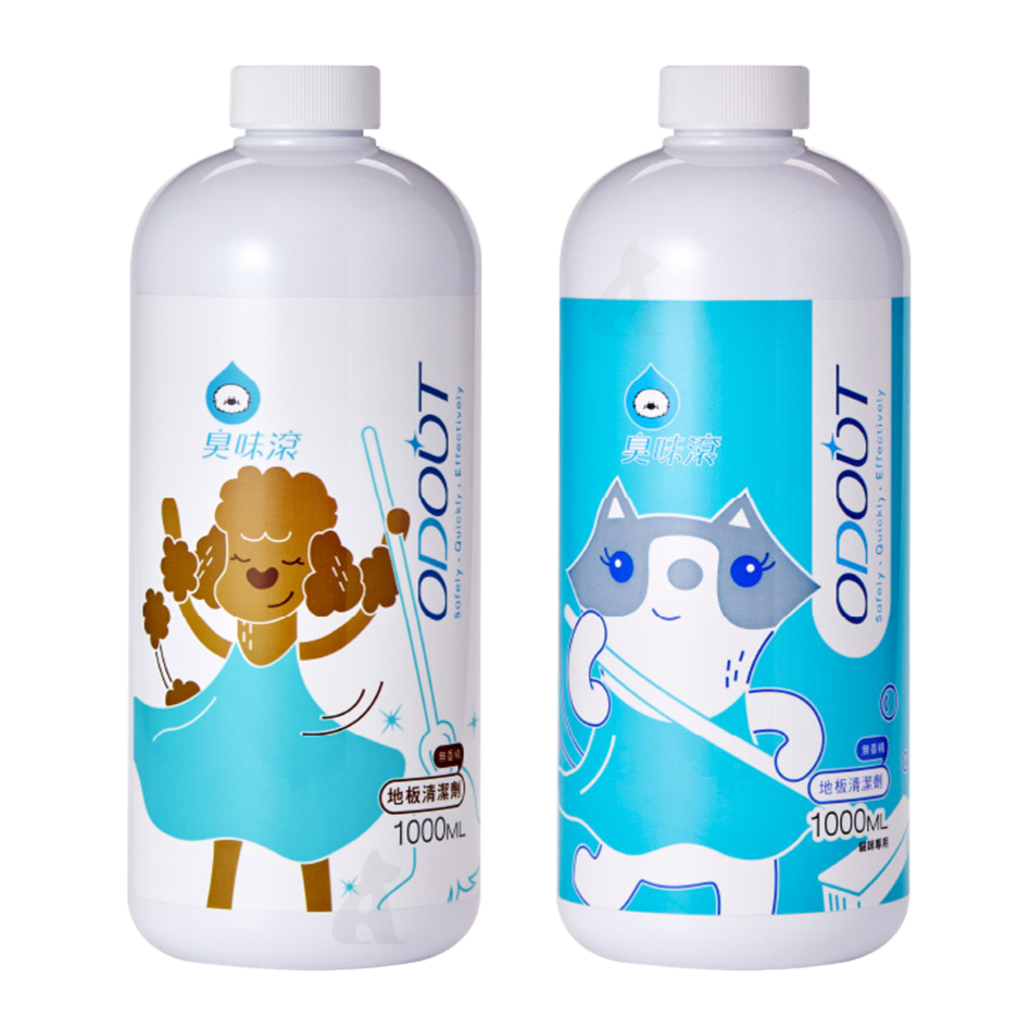 【8折優惠】ODOUT 臭味滾 犬用 / 貓用 地板清潔劑 1000ml