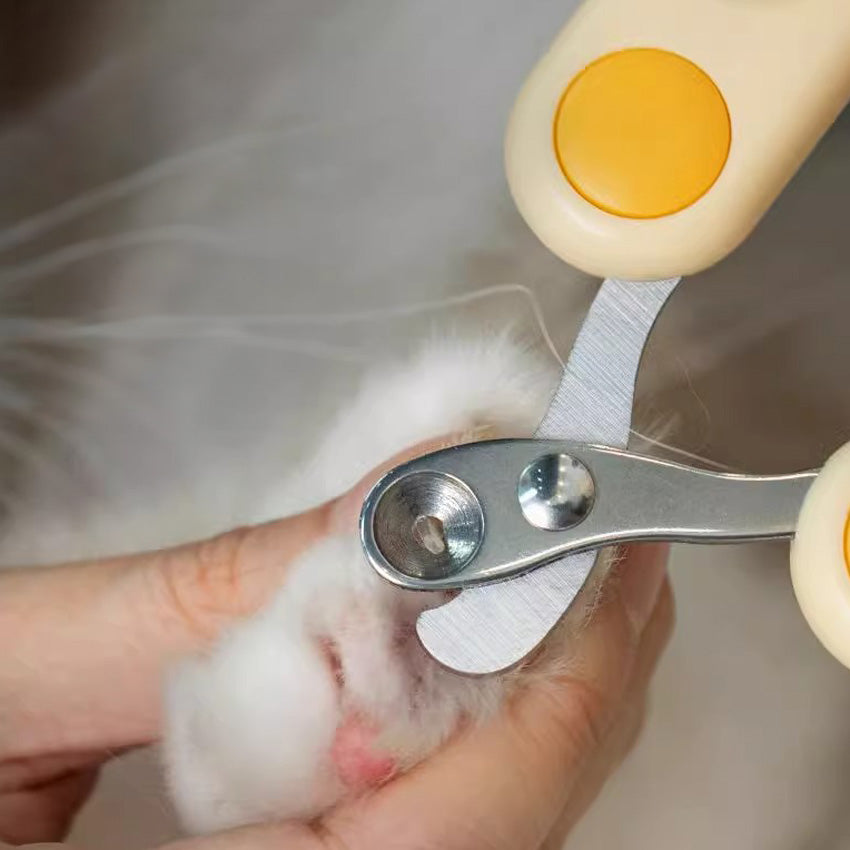 AIWO 艾窩 小兔小熊 貓咪安全限位指甲剪 寵物指甲剪