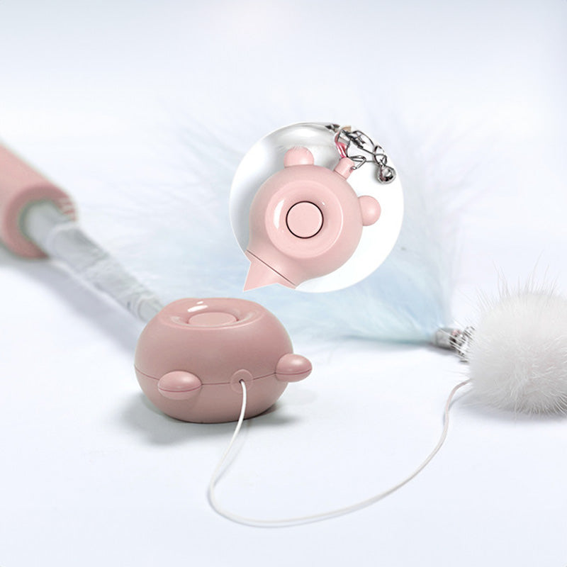 AIWO 艾窩 小熊雷射逗貓棒 可伸縮逗貓棒