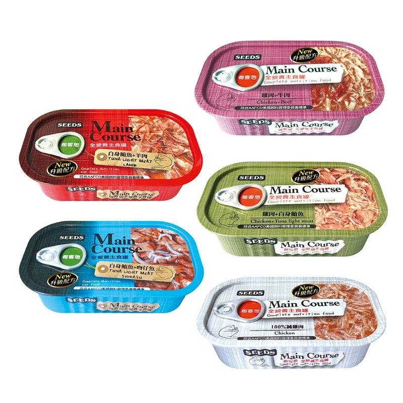 SEEDS惜時 Main Course 每客思 全營養主食罐 貓主食罐 115g