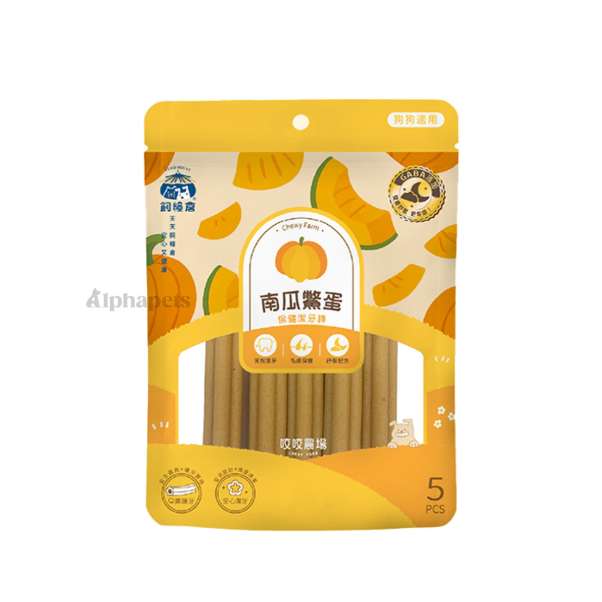 飼糧倉 狗狗保健潔牙棒 5支裝 5種口味