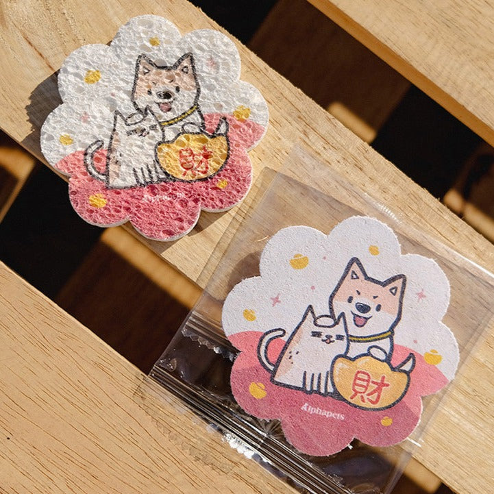 Alpha 木漿清潔海棉 天然木漿棉