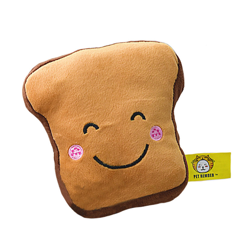 食物造型絨毛發聲玩具 三明治 / 墨西哥捲 / 吐司 / 菜菜 / 豌豆 / 烤雞