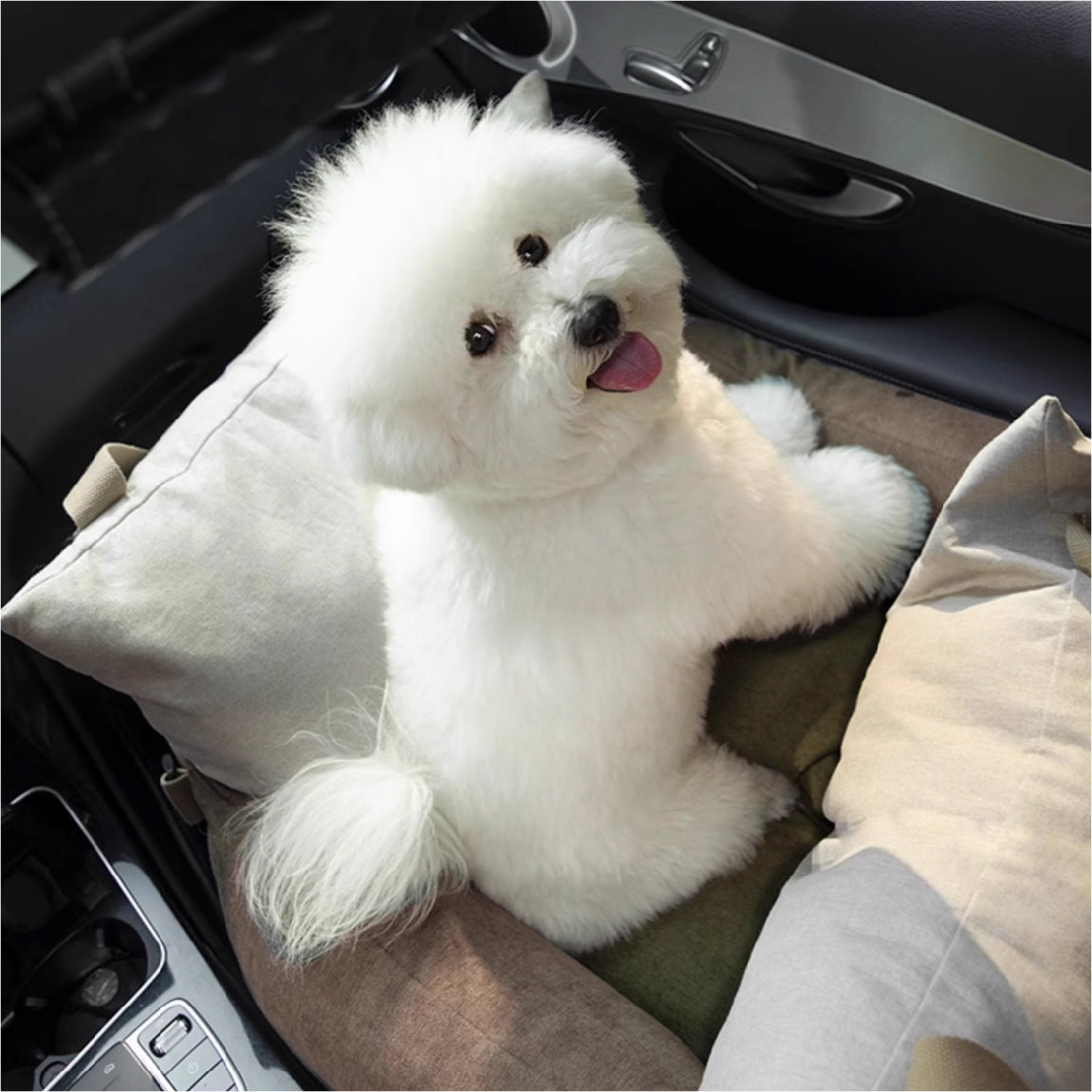 HiDREAM 寵物車載窩 車用安全坐 外出提袋 寵物窩