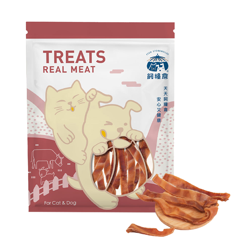 Fudohouse 飼糧倉 寵物零食 低脂雞肉 肉乾 肉條 原肉零食 犬貓可食