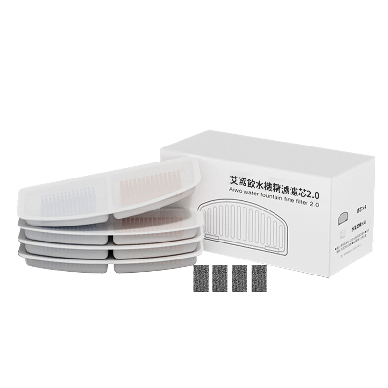 AIWO 艾窩 棒棒糖寵物飲水機 自動飲水器 四層過濾 2.2L