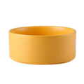 黃色陶瓷單碗 / 13 cm