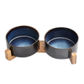 木架星空陶瓷碗 雙碗組 / 13 cm