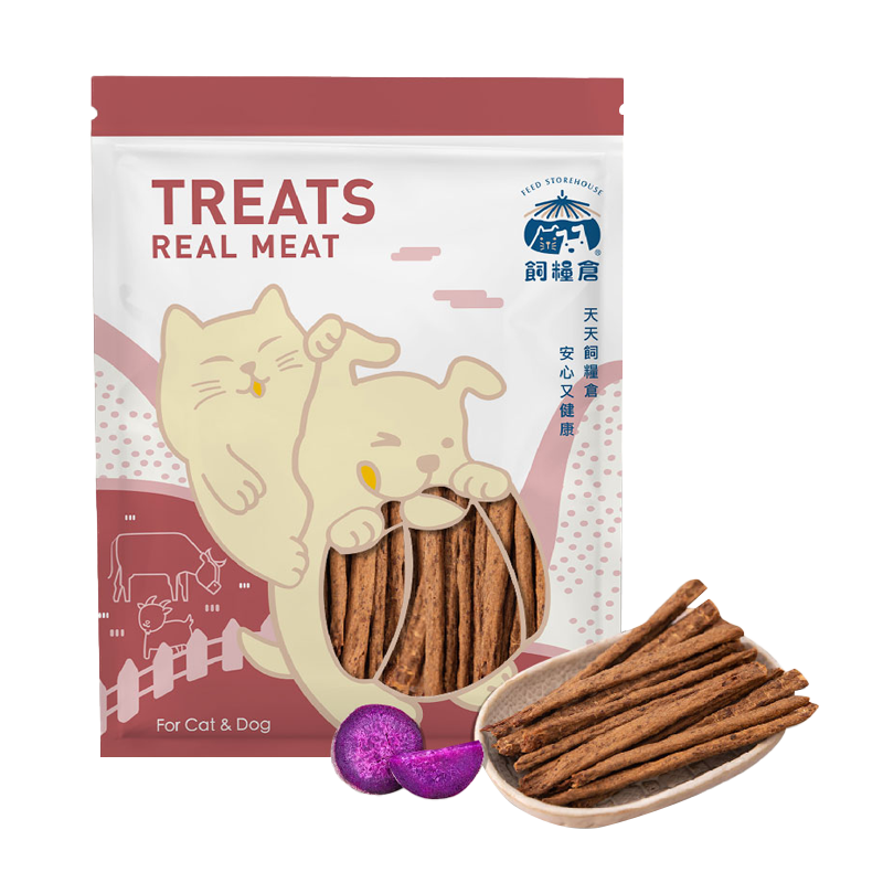 Fudohouse 飼糧倉 寵物零食 低脂雞肉 肉乾 肉條 原肉零食 犬貓可食