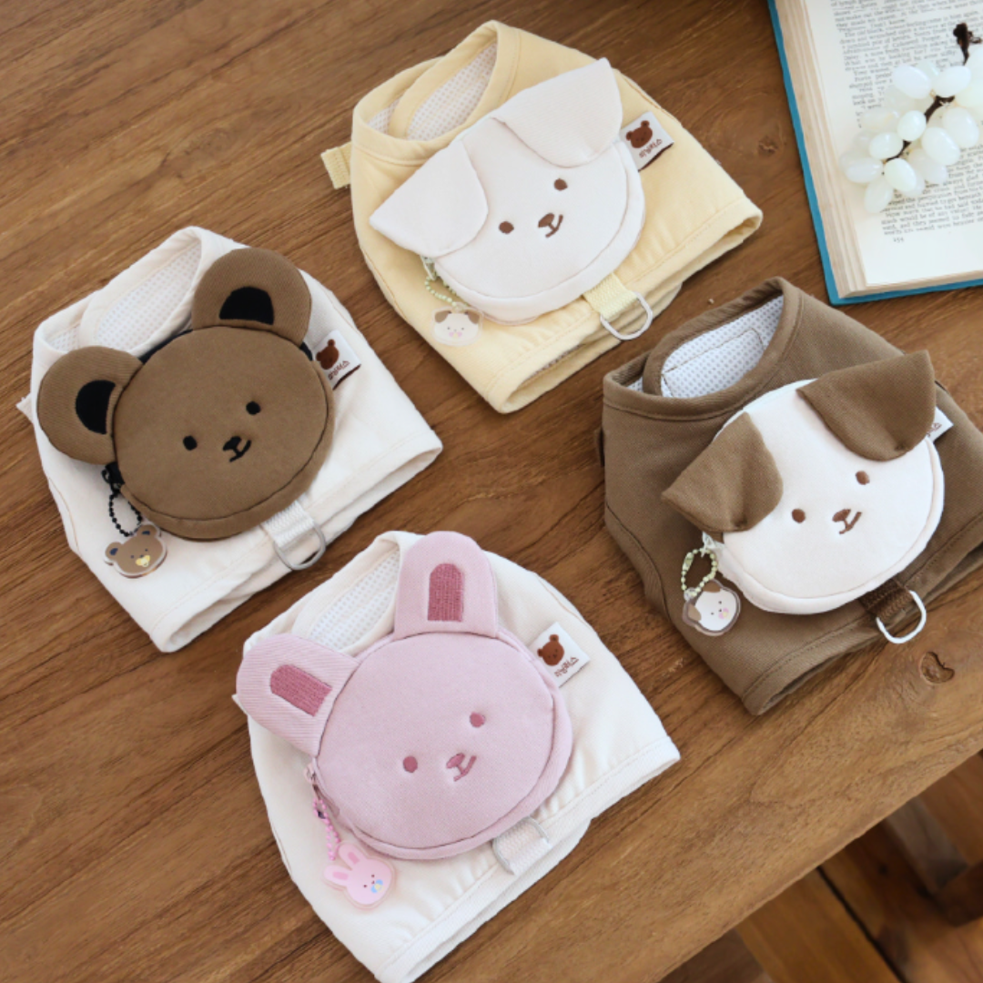 韓國MEANING 寵物胸背包鑰匙圈 服飾配件 3種款式